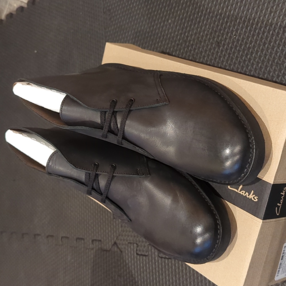 Clarks Bushacre 2 Black Way Leather 12M